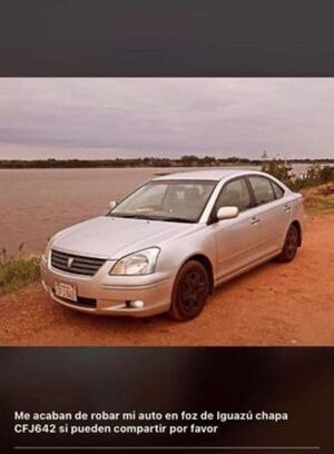 Hurtan vehículo de paraguayo en Foz de Yguazú
