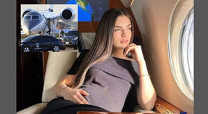 El avionazo que traslada a Nadia y su beibi a los shows de Marc