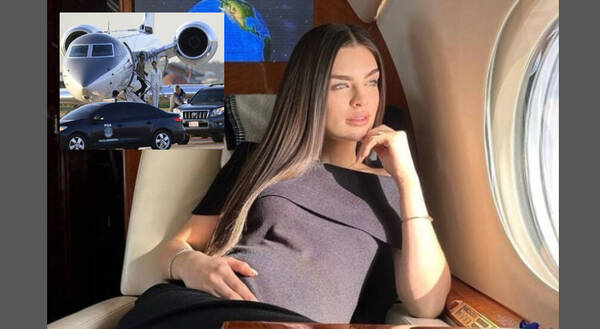 El avionazo que traslada a Nadia y su beibi a los shows de Marc