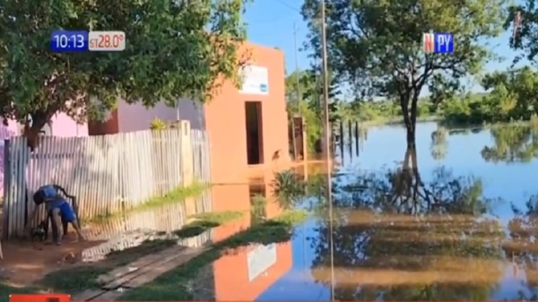 Persiste la crecida del Río Paraguay en Concepción - Noticias Paraguay