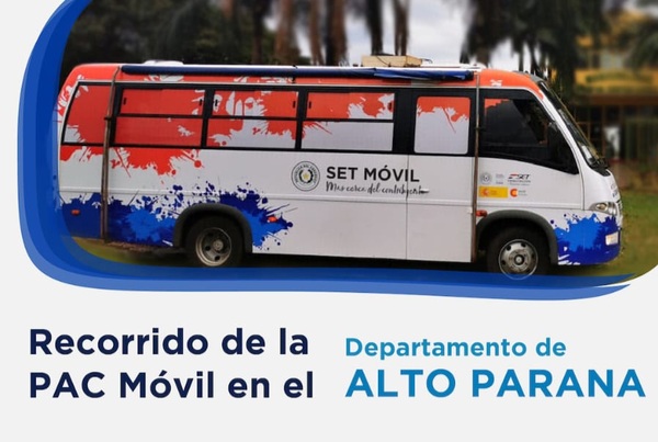 Alto Paraná recibirá esta semana los servicios gratuitos del PAC Móvil