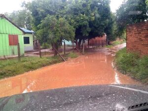 Pobladores piden eliminar charco en el barrio Sagrado Corazón de Jesús de San Juan Nepomuceno - Nacionales - ABC Color