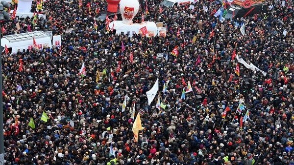 Francia se prepara para otra jornada de huelgas y movilizaciones contra la reforma de las pensiones