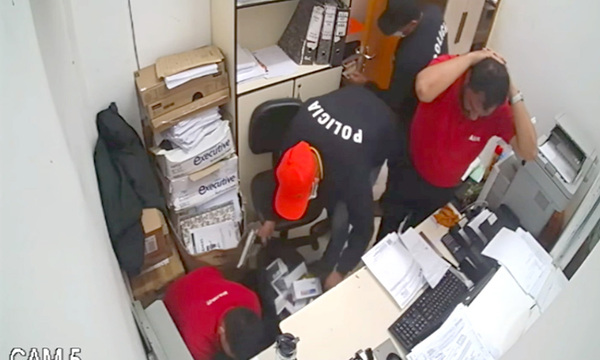 Ladrones roban G. 30 millones y varios celulares disfrazados de Policías - OviedoPress