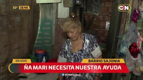 Ña Mari vive desamparada en el Barrio Sajonia - C9N