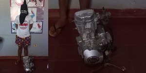 DETUVIERON A SOSPECHOSO DE ROBAR LA MOTO Y EL SUELDO DE UNA JOVEN EN B° SAN PEDRO - Itapúa Noticias
