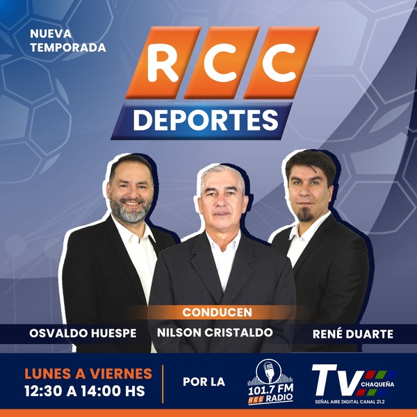 RCC Deportes estará nuevamente en cancha a partir de este miércoles por la 101.7 RCC Radio