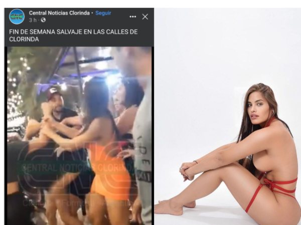 (VIDEO) ¡Miss Tunning metida en moquete callejero en Clorinda!
