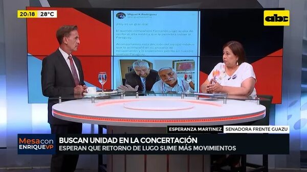 Buscan unidad en la oposición - ABC Noticias - ABC Color