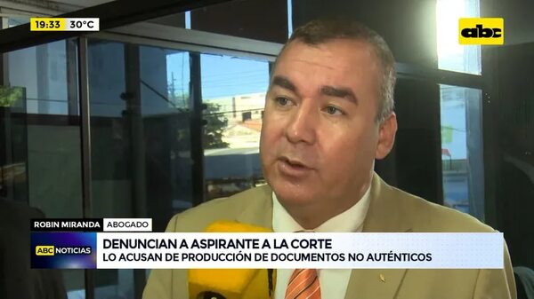 Video: denuncian a aspirante de la corte - ABC Noticias - ABC Color