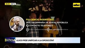 Video: ¿Lugo pidió unificar a la oposición? - ABC Noticias - ABC Color