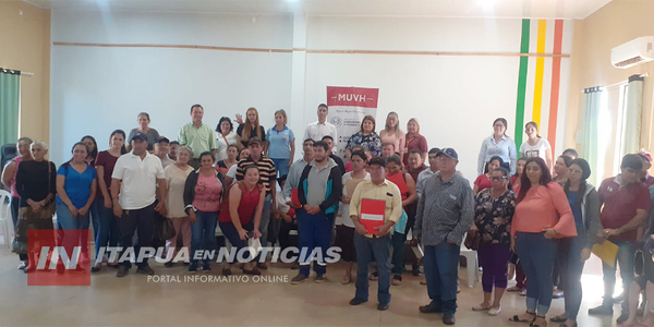 SOCIALIZARON INFORMACIÓN SOBRE EL PROGRAMA FONAVIS EN CARLOS A. LÓPEZ - Itapúa Noticias