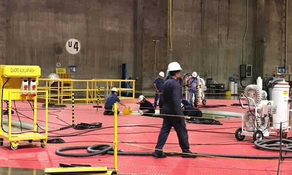 Con tareas relevantes se lleva a cabo el mantenimiento de la U04 de la Itaipú – Diario TNPRESS