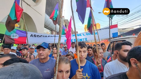 Otra jornada de movilización campesina en Asunción - ADN Digital