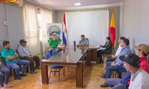 Coordinan tareas con agricultores de Mallorquín