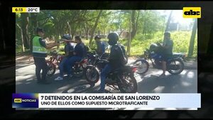 Video: 7 detenidos en la comisaría de San Lorenzo  - ABC Noticias - ABC Color