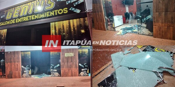VIOLENTARON LOCAL DE ENTRETENIMIENTOS EN CAMBYRETÁ - Itapúa Noticias