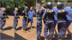 [VIDEO] "Zorros" agreden con gas pimienta a un ciudadano