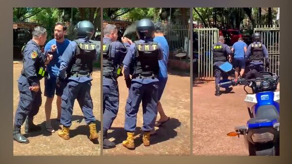 Polémica reacción de la PMT de CDE ante reclamo ciudadano