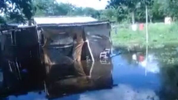 Indígenas sufren inundación y falta de asistencia en Puerto Pinasco
