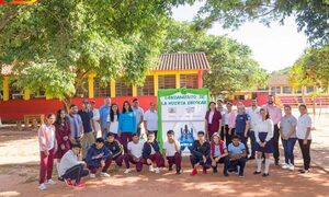 Presentan proyecto de huerta escolar en cuatro escuelas de Mallorquín