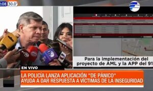 La Policía Nacional lanza aplicación ''de pánico' | Telefuturo