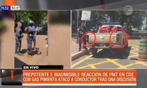 Prepotente e inadmisible reacción de la PMT | Telefuturo