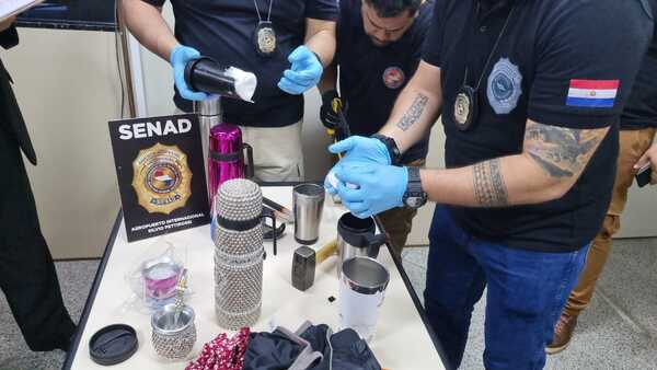 Incautan vasos térmicos e hidrolavadoras con cocaína en Silvio Pettirossi - ADN Digital