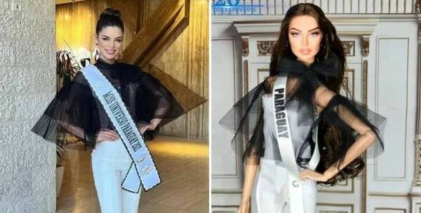 ¡Ingueroviable! La muñeca Barbie de Nadia Ferreira compite en el Miss Universo