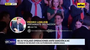 Video: EE.UU. vigilará operaciones ante sanción a HC - ABC Noticias - ABC Color