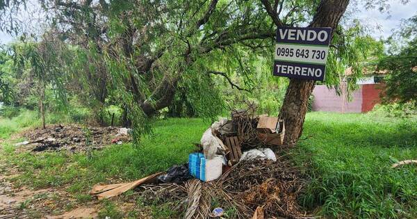 La Nación / Vecinos preocupados por vertedero “en venta”
