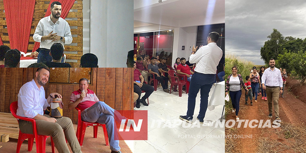DENNIS FRAULOB CUMPLE SU AGENDA CARGADA DE VISITAS A PERSONAS QUE PIDEN SU PRESENCIA - Itapúa Noticias
