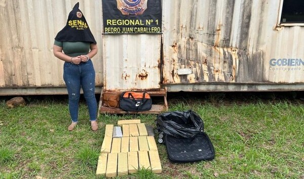 Detienen a mujer que transportaba carga de marihuana en un ómnibus en PJC