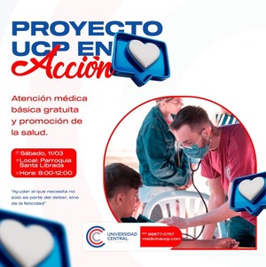 UCP realizará jornada de acción social y promoción de la salud en Jardín Aurora - Radio Imperio