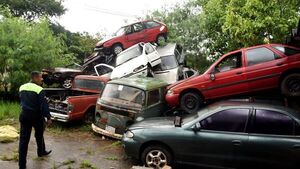 Cementerio de chatarras genera criaderos en pleno predio municipal