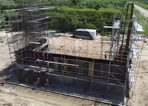 Obras en el futuro puente del corredor Bioceánico avanzan a buen ritmo - .::Agencia IP::.