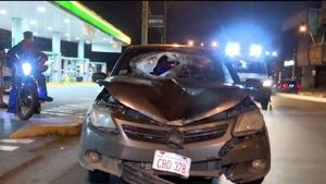 Borracho intentó cruzar la ruta y fue arrollado por un conductor de Uber