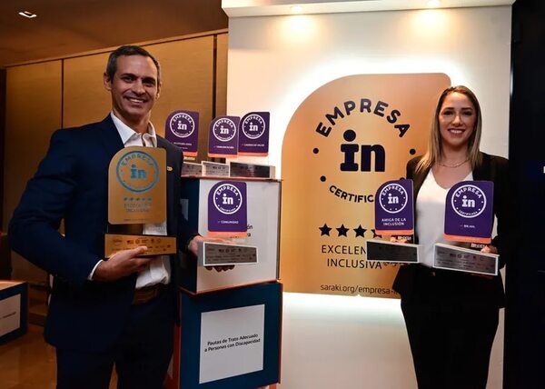 IDESA recibe la máxima distinción del sello “Empresa in” de Excelencia Inclusiva - Brand Lab - ABC Color
