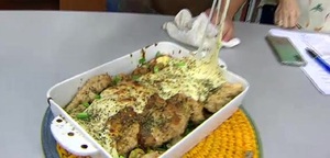 Bloque Cocina de la Mañana de Cada Día: ''Frango a la parmigiana'' - SNT