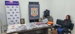 SENAD detuvo a una mujer que pretendía viajar a España con 14 kilos de cocaína