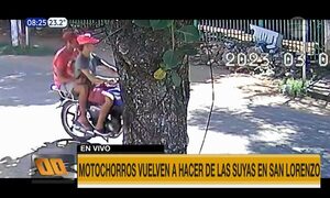 Motochorros vuelven a hacer de las suyas en San Lorenzo | Telefuturo