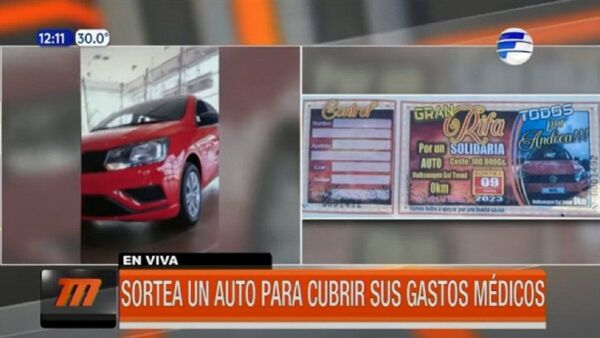 Sorteará un auto para costear su trasplante en Argentina