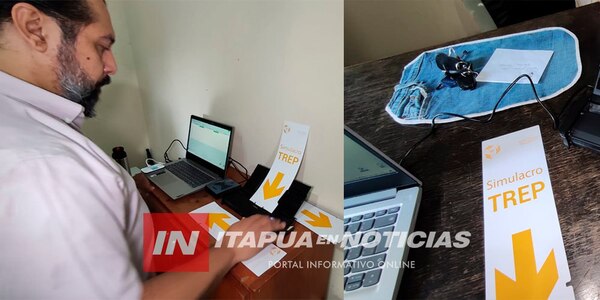PRIMER SIMULACRO DEL TREP DE CARA A LAS ELECCIONES GENERALES - Itapúa Noticias