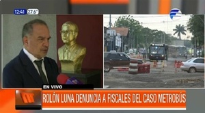 Rolón Luna denuncia a fiscales del caso metrobús