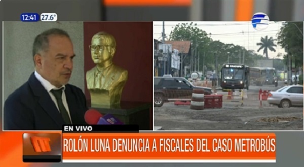 Rolón Luna denuncia a fiscales del caso metrobús