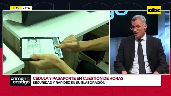 Nuevos pasaportes y cédulas con chip serán implementados en las próximas semanas - Policiales - ABC Color