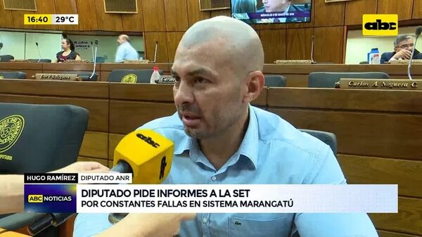 Video: diputado pide informes a la SET - ABC Noticias - ABC Color