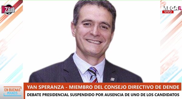 Tras suspensión de debate presidencial, organizador dice que el objetivo era profundizar en los que "realmente tienen chances" - Megacadena — Últimas Noticias de Paraguay