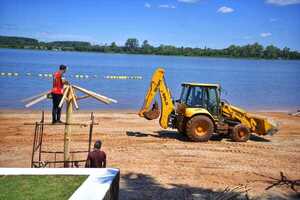 Intensifican preparativos para habilitar la Playa Tacurú Pucú - .::Agencia IP::.