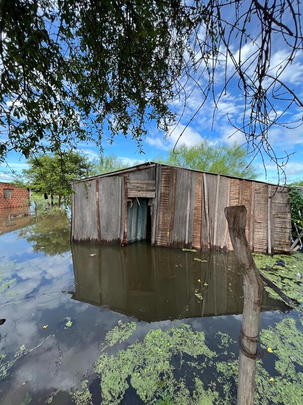 Cada vez más complicada la situación por la crecida del Río Paraguay en Concepción